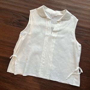 Linen tank brooks brothers